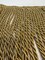 1 Yard Dark Antique Gold Bullion Fringe Trim for Upholstery and Drapery 9 Inch Long
